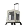 Caja Carrito para Mascotas Salida de Gato Bolsa para Gato Portátil Gran Capacidad Mochila para Mascotas Cuero Impermeable Bolsa Carrito para Perros