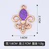 Exquisito Colgante Individual de Bricolaje, Colgante de Flor de Cometa con Goteo de Aceite, Piezas de Accesorios Decorativos, Venta Directa de Fabricantes Transfronterizos, Disponible para Venta al por Mayor en Lotes Mixtos