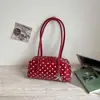 Bolso de Hombro de Lunares para Chica Dulce Transfronterizo Bolso de Mujer 2026 Nuevo Bolso de Mano de Moda Tendencia Bolso de Bowling
