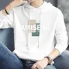 Sudadera con capucha para hombre, nueva de primavera y otoño 2025, peso pesado, estilo puro de otoño, ropa para hombre, chaqueta de marca moderna para adolescentes, niños