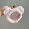 Nueva Diadema de Felpa de Perro Largo de Dibujos Animados Antideslizante Linda Diadema para Mascarilla Facial Lavado de Cara de Mujer Entrega Transfronteriza