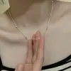 Collar de Perro Salchicha Dulce y Genial para Mujer, Sencillo y a la Moda, Estilo Coreano Versátil, Cadena Única para Clavícula, Estilo Ins, Cadena Ligera de Lujo para el Cuello