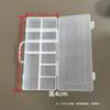 Variedad de Cajas de Plástico Transparente de PP, Cajas de Almacenamiento Desmontables, Cajas para Piezas de Empaque de Productos de Múltiples Cuadrículas, Venta al por Mayor por Fabricantes