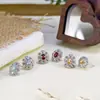 Pendientes de Plata de Ley S925 para Mujer con Cristal de Topacio Natural, Estilo Vintage de Alta Gama, Cinta Morada, Populares en Xiaohongshu