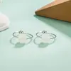 Brincos de Jade Hetian para Mulheres, Design Exclusivo, Estilo Minimalista de Luxo, Novos Brincos de Argola Tendência do Verão 2022
