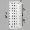 Estante de pared con tablero perforado mejorado y engrosado para uso doméstico, sin taladro, para almacenamiento en dormitorio, cocina y baño