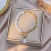 Pulsera Nueva de Acero de Titanio Transfronteriza Europea y Americana, No se Desvanece, de Moda, Versátil, de Gama Alta, Pulsera de Lujo Ligero, No se Desvanece