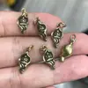 Accesorios estilo Xizang Pulsera de Cuentas de Buda Colgante Lateral Amarillo Colgante Pequeño un Ram Dai Zaki