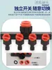 Válvula de Bola de Plástico Manguera de Lavado de Autos Pistola de Agua Interruptor Rápido 1/2 Pulgada 3/4 Pulgada Boquilla de Enchufe Rápido Válvula Distribuidora de Agua de Tres Vías Cuatro Vías