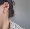 Pendientes Kaset de plata S925 con diseño fresco y pequeño con forma de corazón, con personalidad, hermosos y elegantes para mujer.