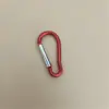 Em forma de cabaça Não. 5 mosquetões de mola de segurança para atividades ao ar livre, adequados para pendurar garrafas de água e mochilas, chaveiro mosquetão de liga de alumínio