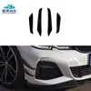 Adecuado para Serie 3 G20 G28 de BMW Modificado y Mejorado Cuchillo de Aire Frontal Negro Brillante Kit de Carrocería de Recorte Frontal (19-