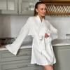 Pijama de Punto Suave Jacquard Holgado Cómodo Otoño e Invierno Europeo y Americano Transfronterizo para Ropa de Casa de Mujer Venta al por Mayor