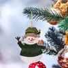 Decoraciones Navideñas Regalo Infantil Colgante para Árbol de Navidad Decoración de Madera Creativa para Interiores Muebles Colgantes Accesorios DIY