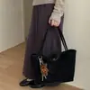 Bolsa Grande Capacidade Retrô para Mulheres 2026 Nova Tendência Bolsas de Ombro de Luxo Bolsa Tote para o Dia a Dia Bolsa de Mão para Passeio