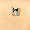 Broche Insignia de Dibujos Animados de Sanrio Gato Kitty Insignia de Aleación con Goteo de Aceite Producto Popular Transfronterizo Colgante para Bolsa de Estudiante