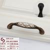 Manípulo de armário cerâmico chinês clássico direto da fábrica Jane Manípulo de gaveta europeu para porta de guarda-roupa Acessórios de ferragens para casa