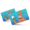 Pegatinas impermeables personalizadas para tarjetas de crédito de la serie New Patrick, 2 unidades de 8,6 cm (individual/traje opcional)