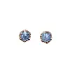 Brincos Azuis de Zircônia Super Brilhantes para Mulheres, Luxo Leve, High-End, Brincos Modernos e Exquisitos, Tendência de Nicho, Brincos Versáteis e Elegantes