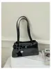 Bolso de axila texturizado transfronterizo para mujer, nuevo modelo 2026, bolso baguette de nicho de lujo ligero, bolso de trabajo, bolso tote vintage esmerilado