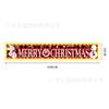 Banner de Feliz Navidad 2026 Estilo Nuevo Tela de Fondo Decoraciones para Fiesta Navideña Muñeco de Nieve Papá Noel con Tiras de Luz