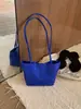 Bolsa de Mão Casual Nylon Leve Colorida Estilo Hobo Bolsa de Ombro Tipo Saco Moda Versátil Tendência Estilo Preguiçoso Bolsa Tote