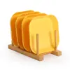 Plato para Snacks del Hogar, Bandeja de Frutas, Plato para Huesos, Plato para Residuos de Comida de Mesa, Plato para Huesos de Escritorio, Juego de Platos Pequeños