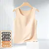 Chaleco térmico súper suave de doble cara para mujer, antibacteriano grado 10A, sin costuras, para otoño e invierno, adecuado para mujeres de mediana edad