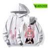 Suéter casa de espías caricatura impresión 3D estilo coreano sudadera con capucha prenda para la cabeza otoño con capucha ropa de mujer transfronteriza de Amazon