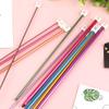 Exclusivo transfronterizo Herramientas de tejer aguja de suéter color ganchillo color Afganistán con cuentas ganchillo de aluminio 27CM 11 piezas