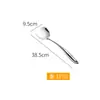 Utensilios de cocina del fabricante: cucharón grande, cucharón para sopa, espátula, espátula de acero inoxidable y espátula de acero inoxidable 304 para saltear