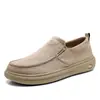 Nuevos Zapatos de Hombre para Verano Suela Suave Resistentes al Desgaste Zapatos de Papá Estilo Casual Diario Mocasines Transpirables Ligeros Zapatos de Hombre sin Cordones