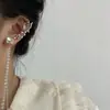 Brinco Clipe Explosivo de Osso de Orelha de Elfo com Zircônia para Mulheres, Luxo Acessível, High-End, Brincos de Clipe para Orelha Não Perfurada, Brincos Elegantes Únicos e Bonitos