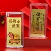 Pegatina colorida para teléfono móvil de oro puro 999, Dios de la Riqueza hecha a medida, trae buena fortuna en todos los asuntos, souvenir cultural y creativo del Año de la Oveja al por mayor