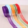 Cinta de hilo de nieve ancha de color de fábrica para regalo, embalaje, cinturón decorativo, accesorios para el cabello DIY, cinta, cinta de hilo de nieve transparente