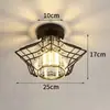 Lámpara de cristal creativa para balcón de pasillo y pasillo, dorada abierta y oscura, downlight, lámparas decorativas simples para vestidor