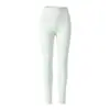 Algodón de grado A, pantalones cálidos de algodón puro para mujer, 10A antibacteriano, todo algodón, de cintura alta, capa base, algodón de color, pantalones de otoño