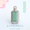 Pingente Natural de Jadeíta Grau A Colar de Jade Água Azul Atacado Dropshipping S5100904
