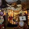 Enfeites de Vidro Colorido para Pendurar de Halloween Transfronteiriços Decorações de Janela para Todas as Estações Coletores de Sol para Jardim