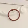 Anillos Metálicos Pintados de Colores de 30 mm Accesorios para Joyería DIY Llavero Redondo Anillos Abiertos de Color Caramelo Anillas para Carpeta