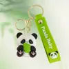 Llavero de Panda de Dibujos Animados Colgante Pequeño Decoración Creativa para Bolso Colgante para Mochila de Estudiante Colgante de Recuerdo de Viaje