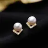 Cao Shiyuan Fabricante Brincos Exquisitos para Mulheres Pérola de Imitação Joias Geométricas Estilo Simples Temu Mais Vendido
