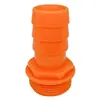 Conector de Saída de Mangueira com Rosca Macho e Espigão de Plástico 1,2 polegada 1,5 polegada Conector de Conversão de Saída para Balde de Água Bomba de Água