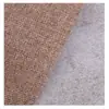 Venta Directa de Fábrica de Tela de Lino Grueso, Tela de Imitación Lino con Respaldo de Tela No Tejida, Tela para Bolsillo de Encuadernación