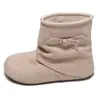 Aumento de Altura de 8 cm ~ Botines Birkenstock Blancos Retro de Suela Gruesa para Mujer, Botines de Verano Adelgazantes para Mujeres Bajitas con Corte Acampanado Plisado