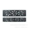 Ventilador de refrigeração para rack de rede 19 polegadas placa cega de rack design de proteção contra raios 2U3U vento forte ventilador 220V defletor