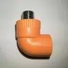 Accesorios para Tubería PPR Codo Rosca Interna Amarillo-Naranja Tes de Rosca Interna Puente de Válvula de Tes de Arco Grande Directo