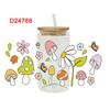 UV Transferência Pasta de Vidro Etiqueta de Cristal Pasta de Cristal Cross-border Pasta Especial para 16oz Copo de Vidro 23cmX11cm