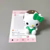 Lindo Leopardo Estéreo Negro Cuero Gatito Soporte Magnético Adecuado para Teléfono Móvil Magsafe para Adsorber Fuertemente Escritorio Personas Perezosas