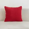 Funda de Almohada para Respaldo de Sofá Estilo Nórdico Hogar Almohada de Color Sólido Simple Moderna Sala de Estar Ribete de Pana de Gama Alta